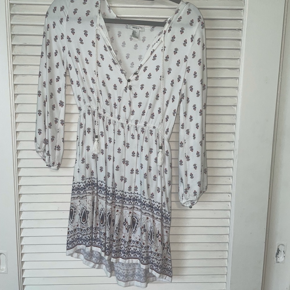 F21 floral dress